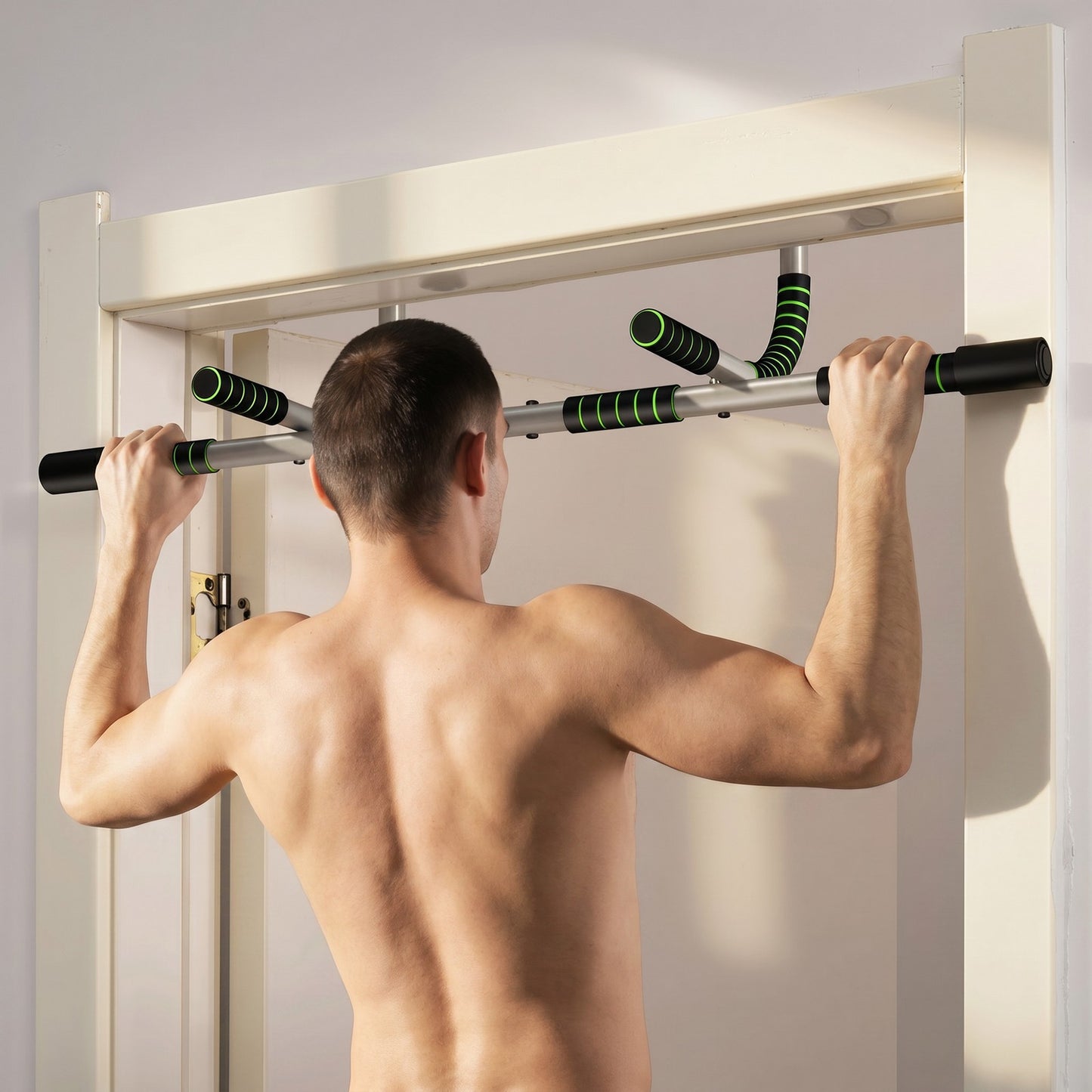 Pull-Up Bar Indoor Home Fitness Doorway Horizontal Bar Gym Upper Body Workout