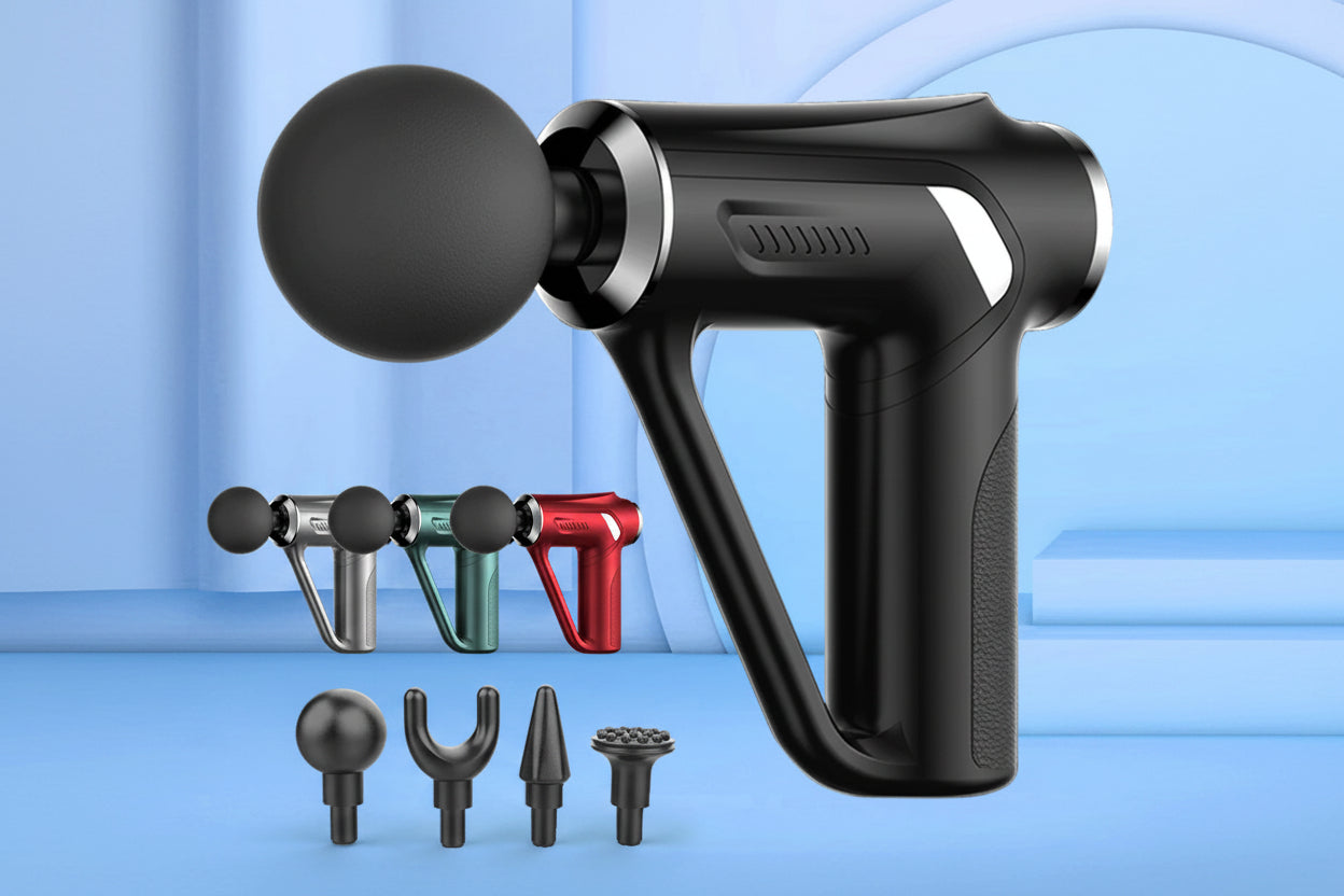 SITUOFUN Massage Gun 32 Levels Deep Tissue Neck Body Back Muscle Sport Electric Pistol Massager Exercise Relaxation Pain Relief