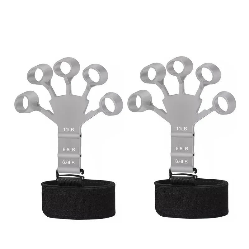 Hand Grip Finger Power Forearm Strength Muscle Recovery Workout Gripper Fitness Gym Exerciser Trainer Rehabilitation Accessories