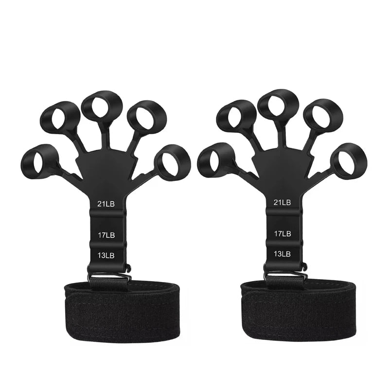 Hand Grip Finger Power Forearm Strength Muscle Recovery Workout Gripper Fitness Gym Exerciser Trainer Rehabilitation Accessories