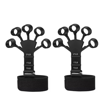 Hand Grip Finger Power Forearm Strength Muscle Recovery Workout Gripper Fitness Gym Exerciser Trainer Rehabilitation Accessories